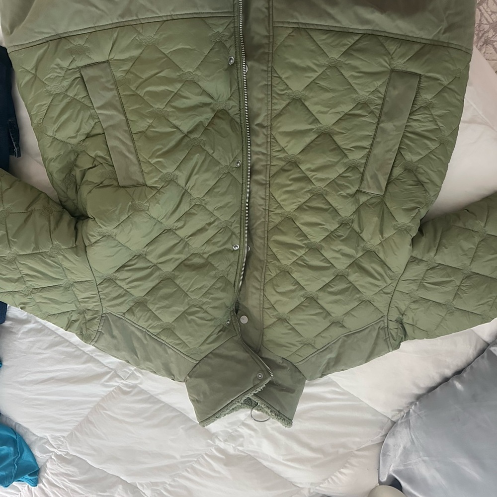 Olive Quilted Women's Jacket
